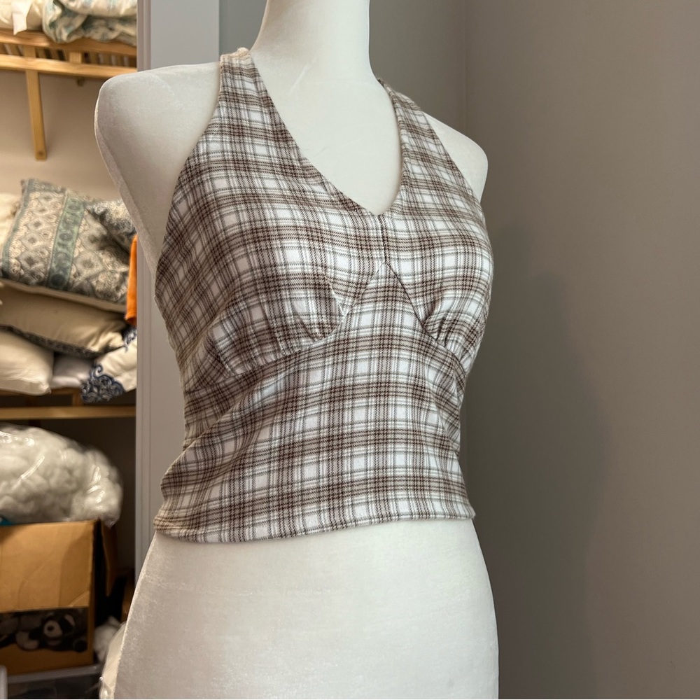 Hollister Cropped Halter Top